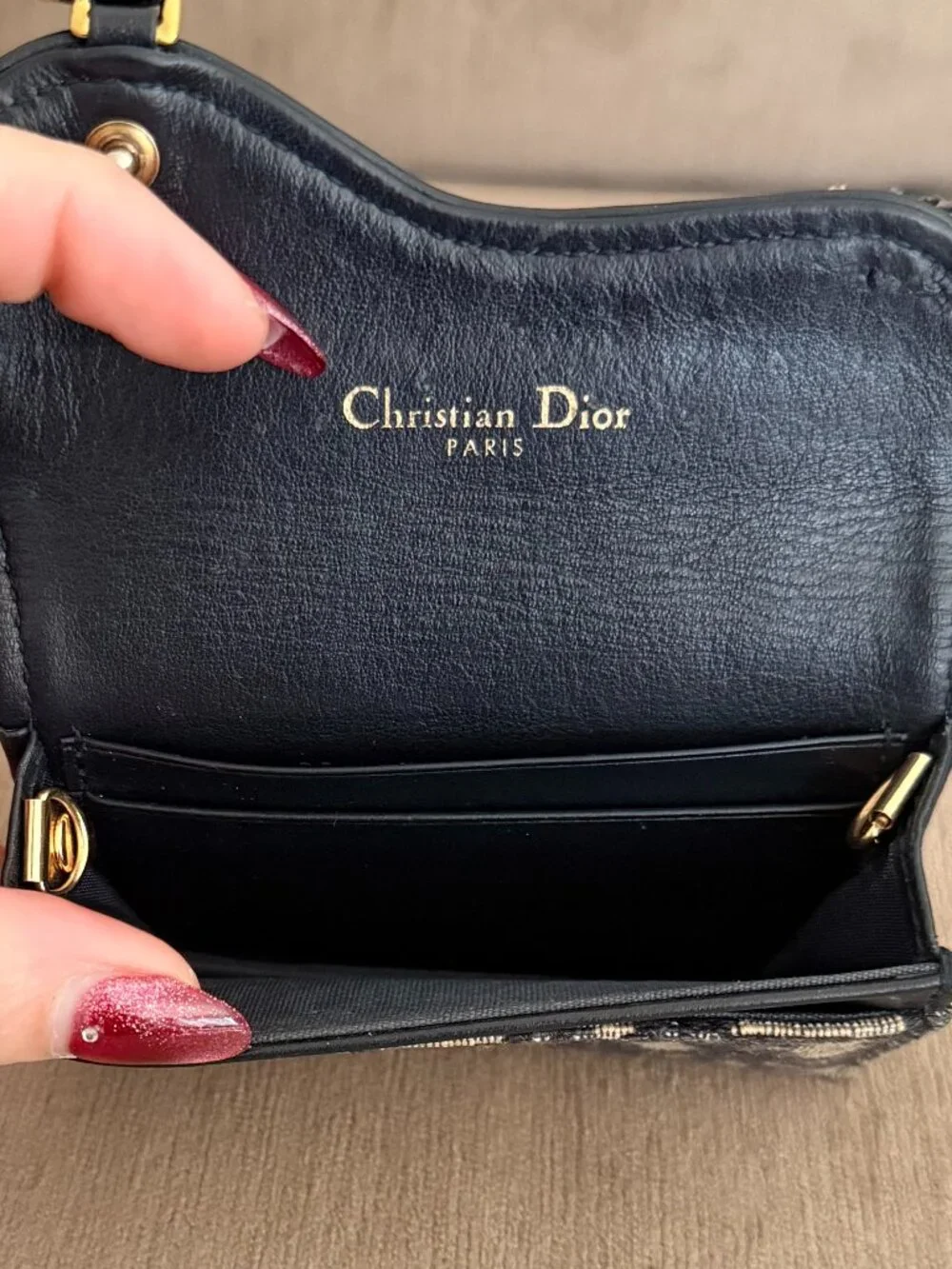 Dior authentic saddle