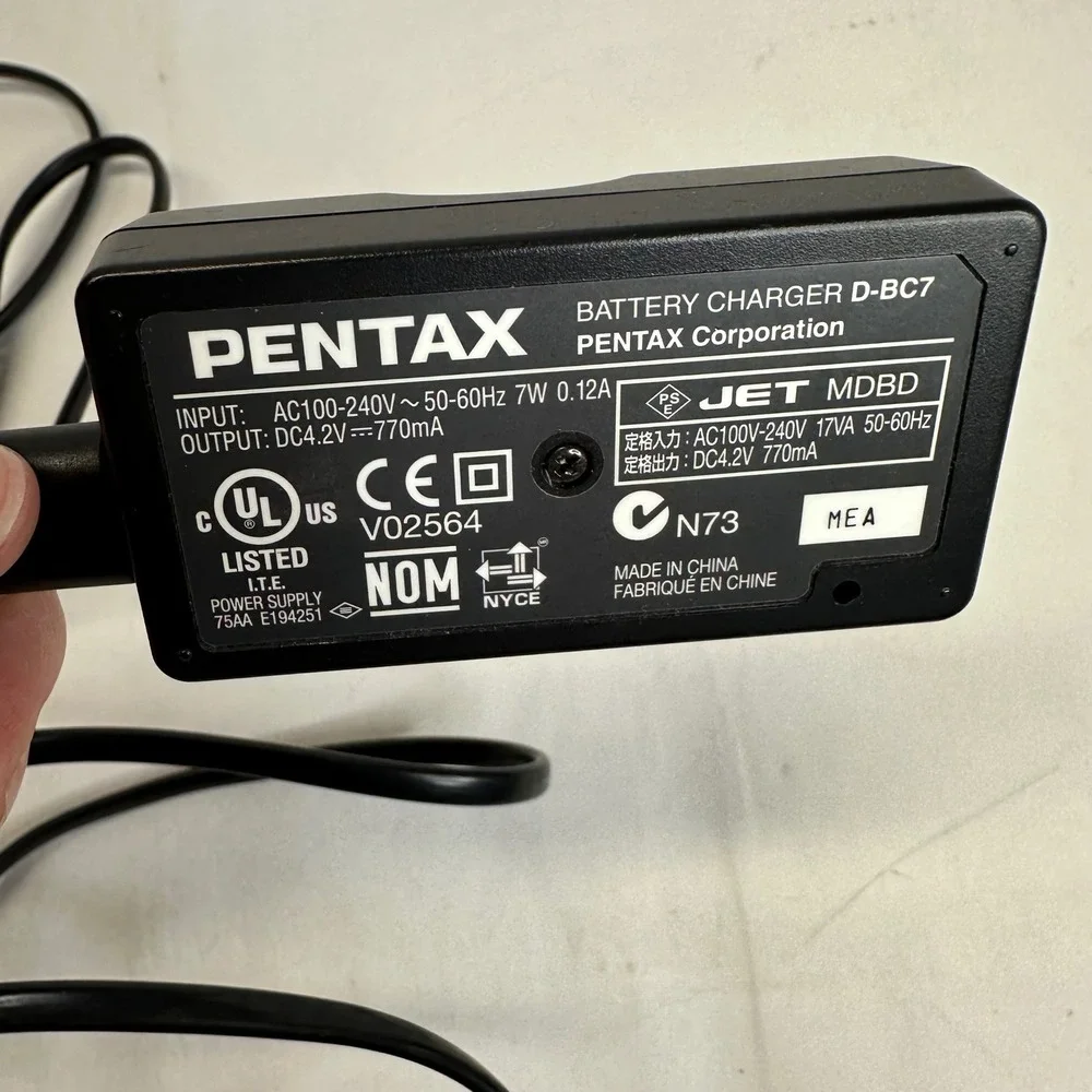 Pentax battery charger