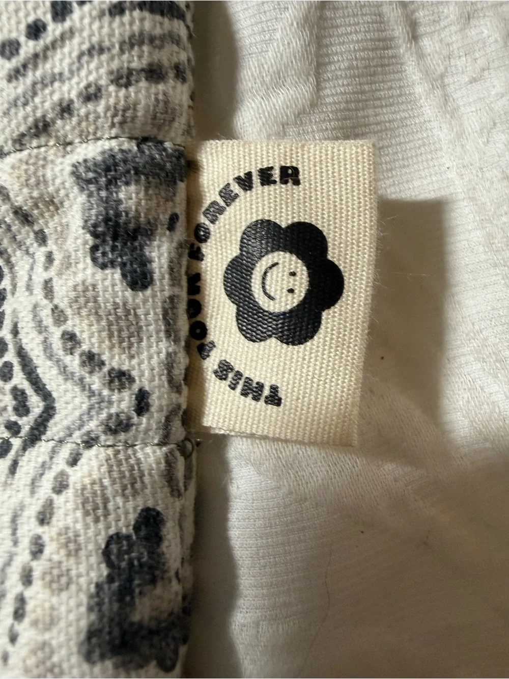 Handmade heart tag