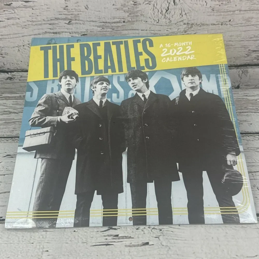The Beatles 2022 16 Month Wall Calendar Band Rock and Roll Music‎ New Sealed