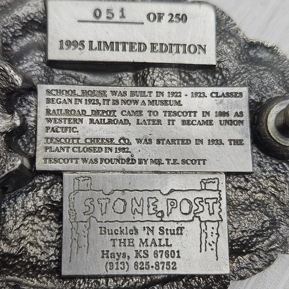 Stone Post 1995 commemorates