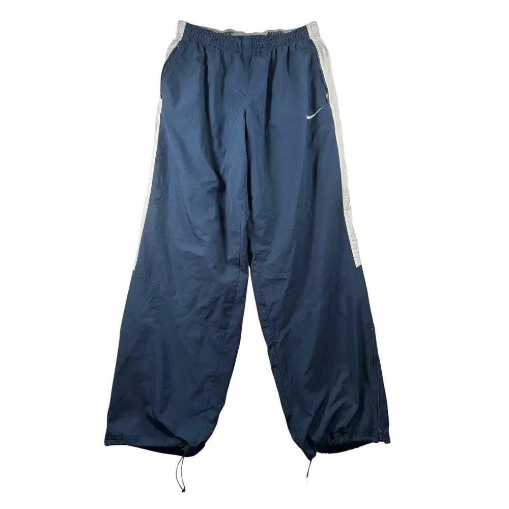 Nike Storm-FIT Backfield Pants Mens XL Blue Track Athletic 424119-420 Y2K Sporty