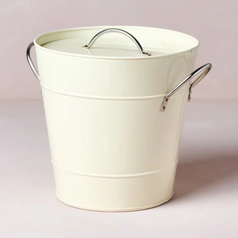 Crate&Barrel galvanized ice