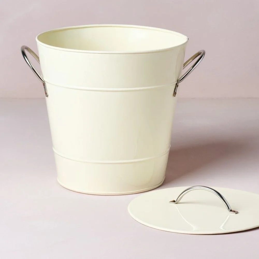 Crate&Barrel galvanized ice