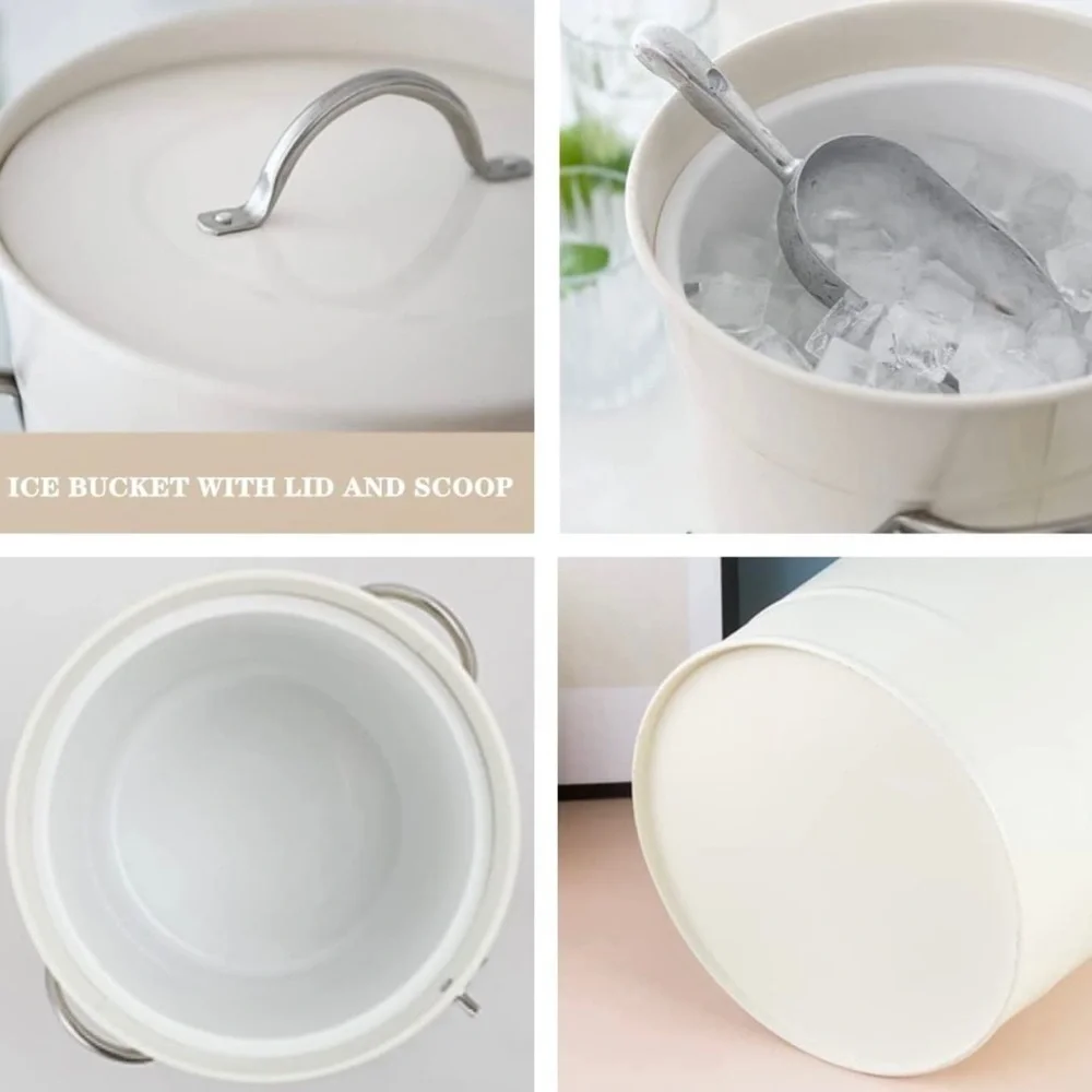 Crate&Barrel galvanized ice