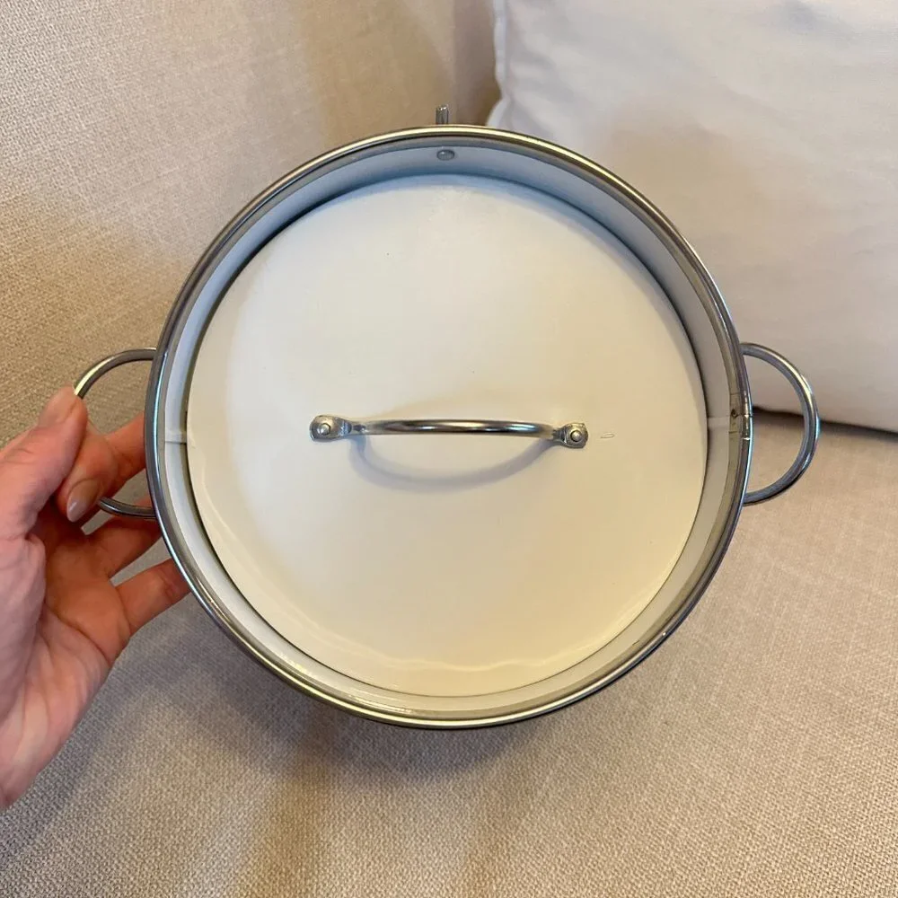 Crate&Barrel galvanized ice