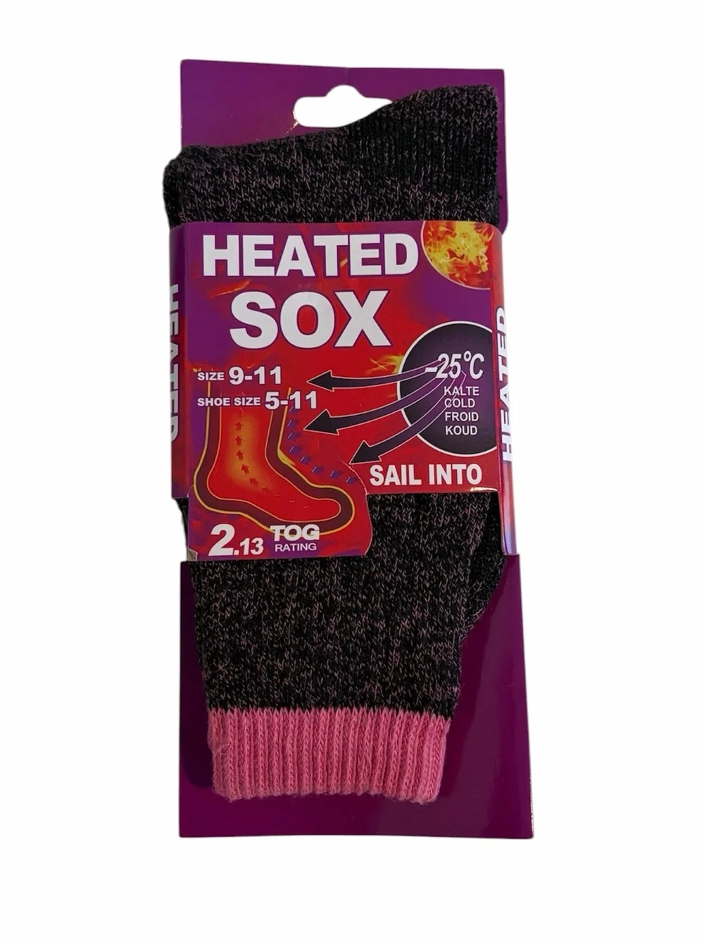 Heated Sox conditions fabric