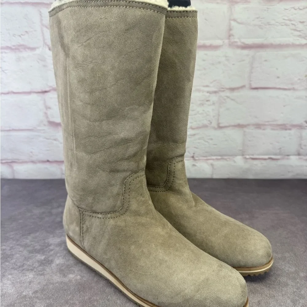 Prada platform sherpa