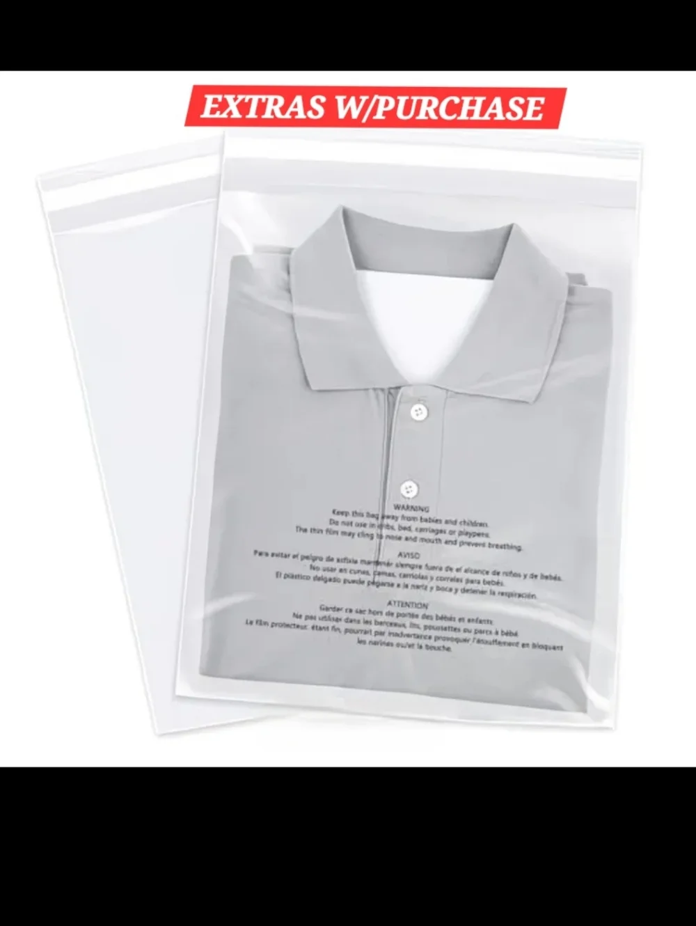 15ct. 12x18 Cellophane Bag With Suffocation Warning -🦋LAST ONE  ✨️PRICE FIRM✨️