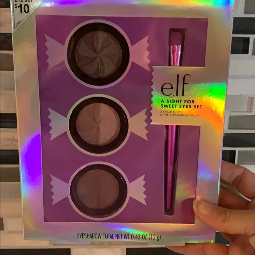 NEW Elf 3 Eyeshadow Duo‎ & Eyeshadow Brush