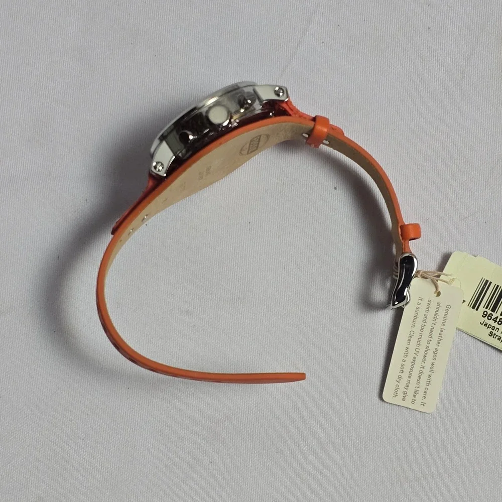 Fossil silver easy leather