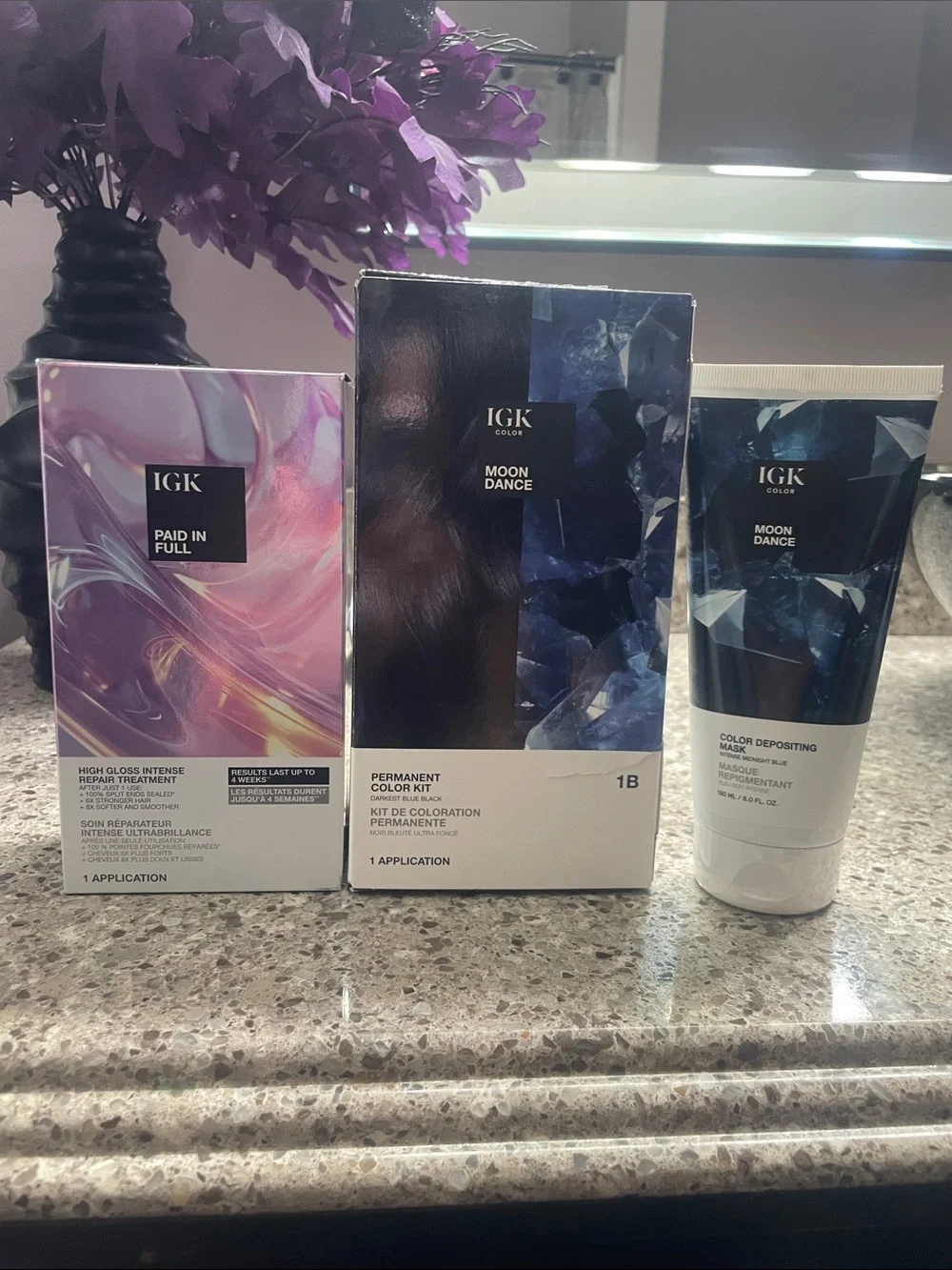 Igk Hair coloring products