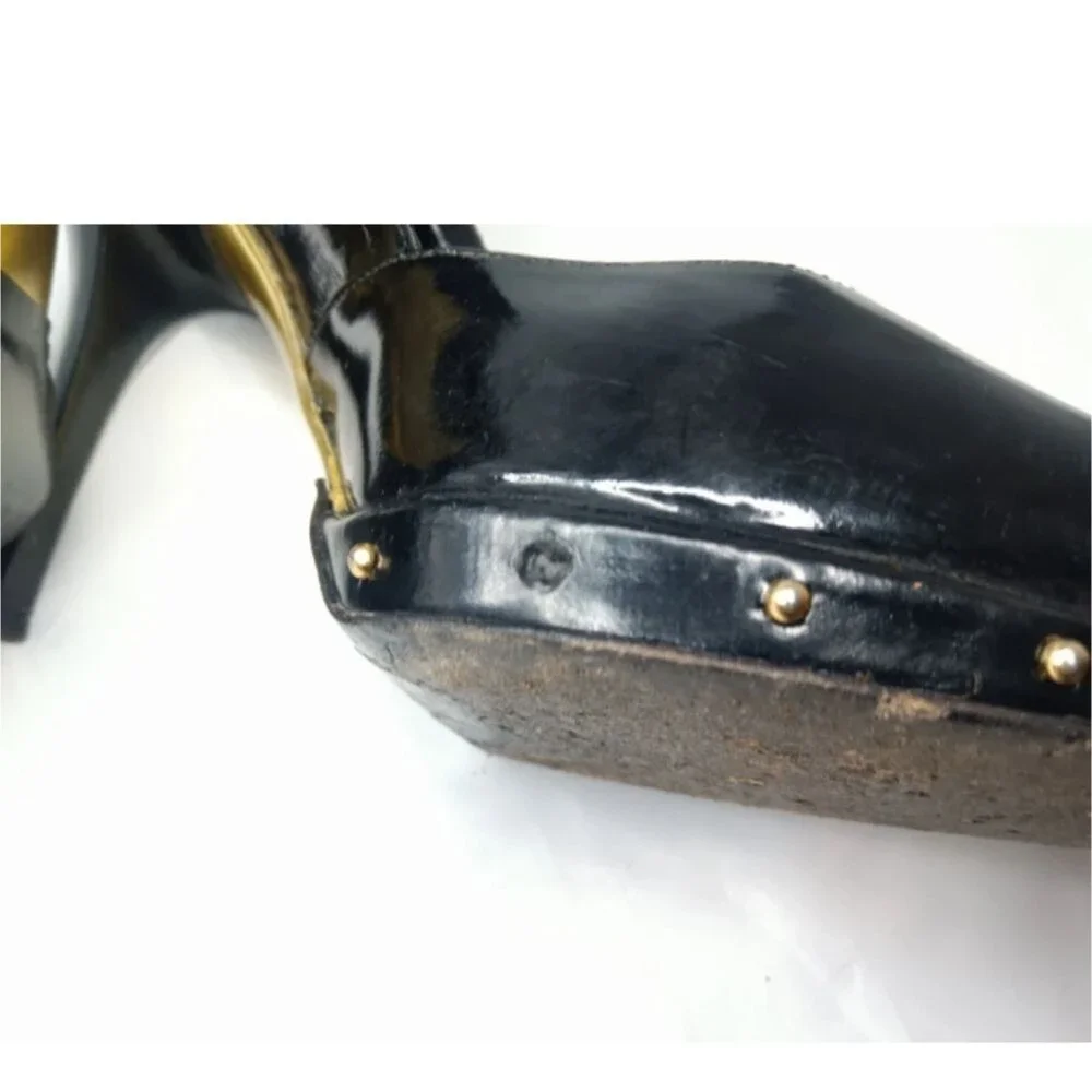 Gucci black leather