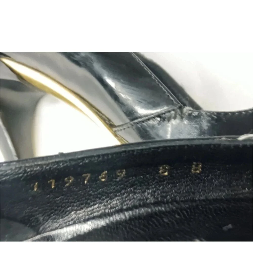 Gucci black leather