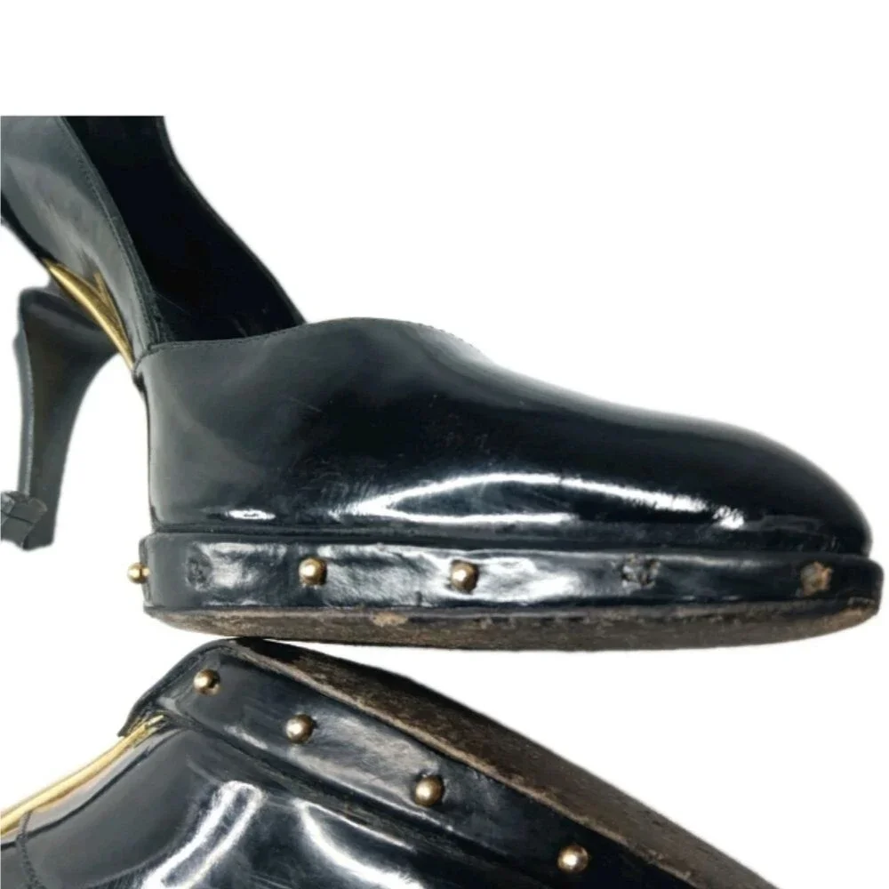 Gucci black leather
