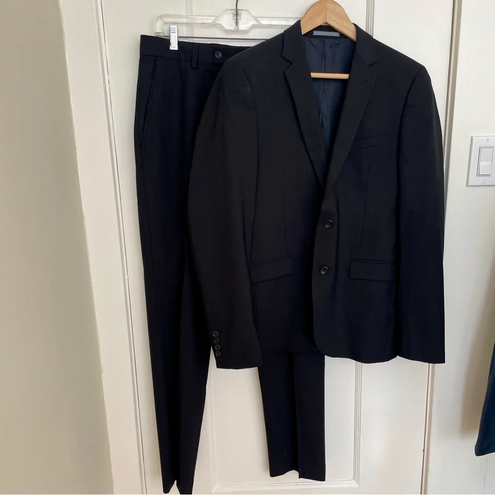 EMILE LAFAURIE Black Suit, Great Condition‎