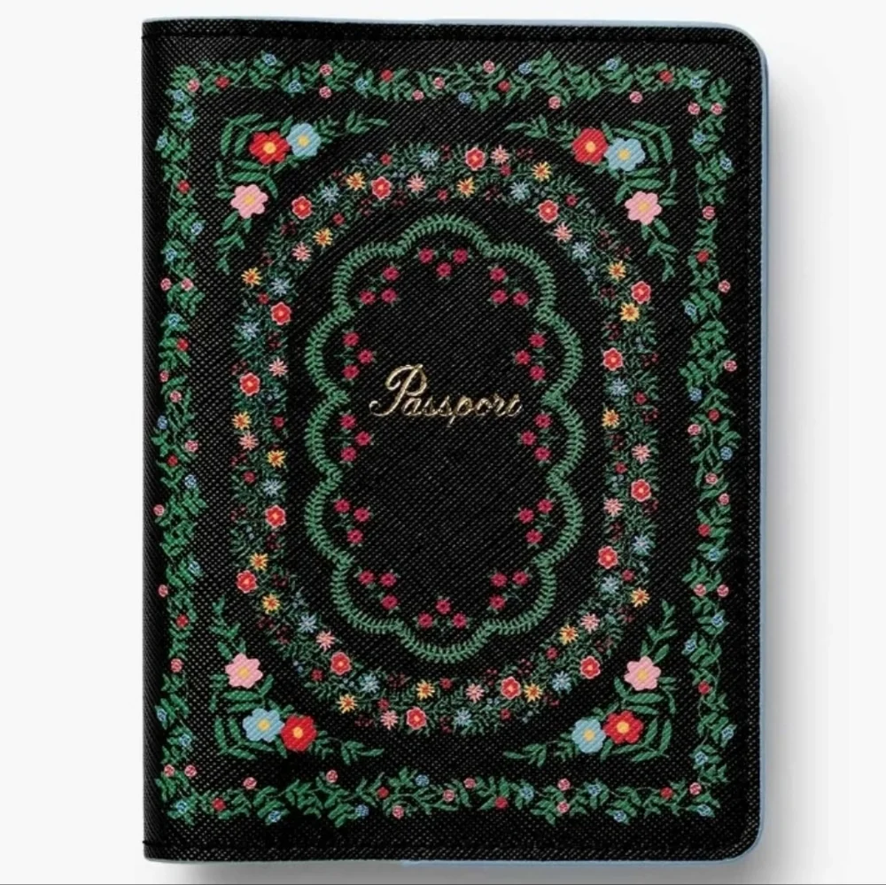 ❤️BUY 2 GET 1 FREE  Rosette Passport Holder, Retail Price $32.00 USD
