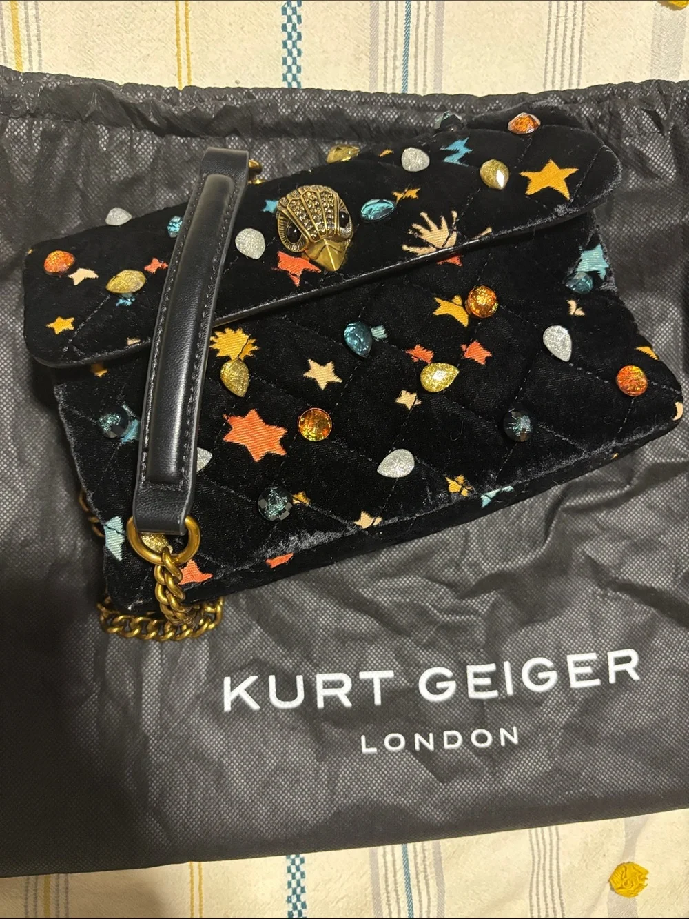 Kurt Geiger plush black