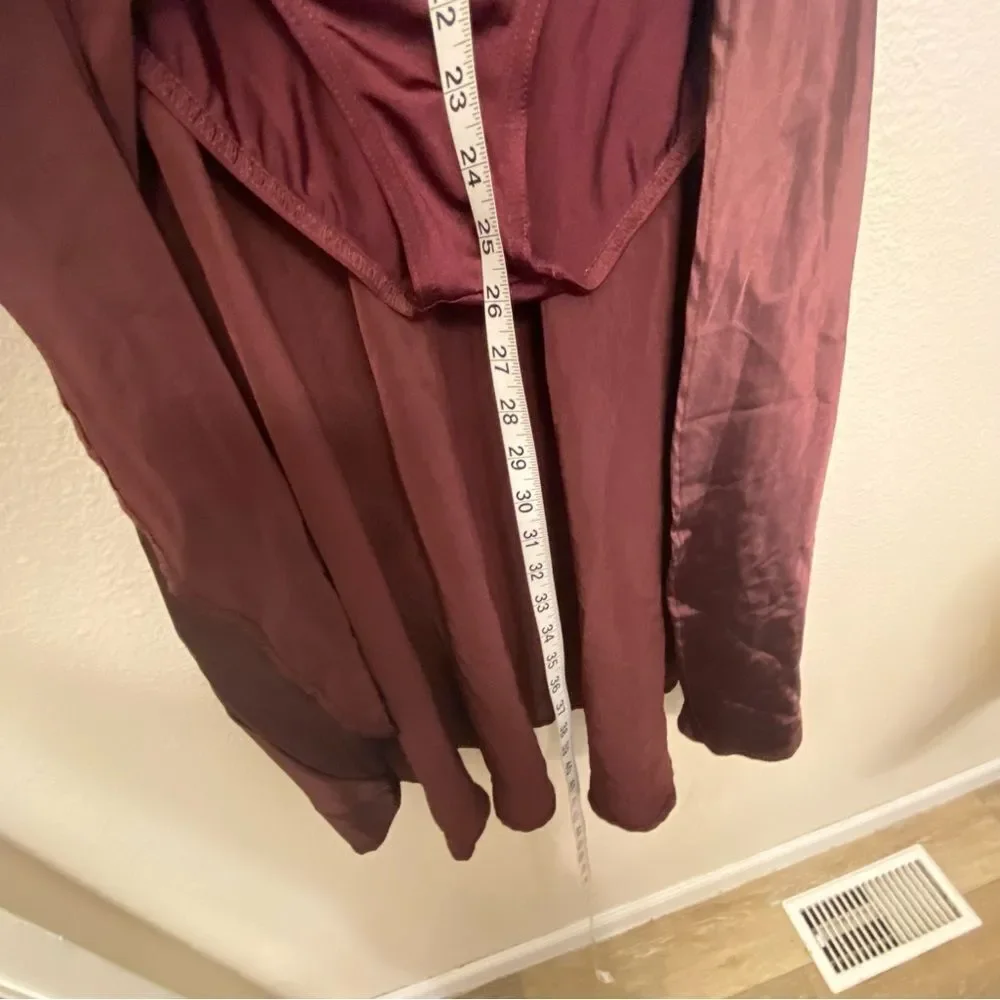 Weissman dance burgundy plum