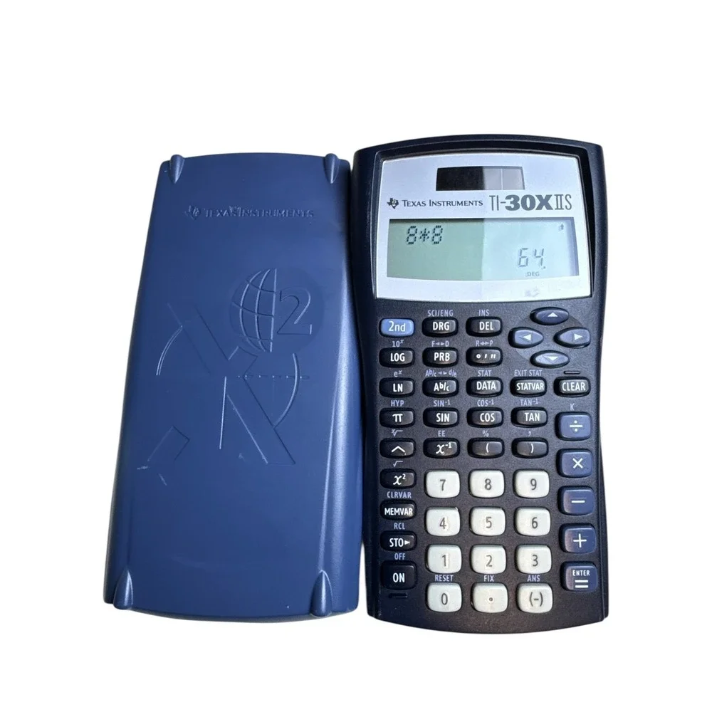 Texas Instruments school calculator used