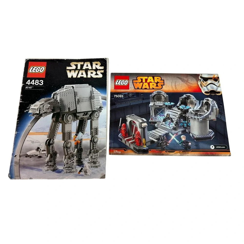 Lego Star‎ Wars Instruction Manuals 4483 AT-AT and 75093 Death Star Final Duel