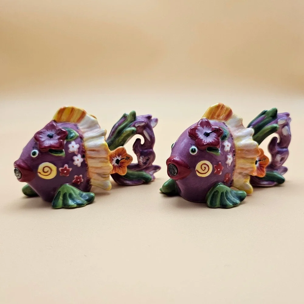 Purple Fish height cute salt