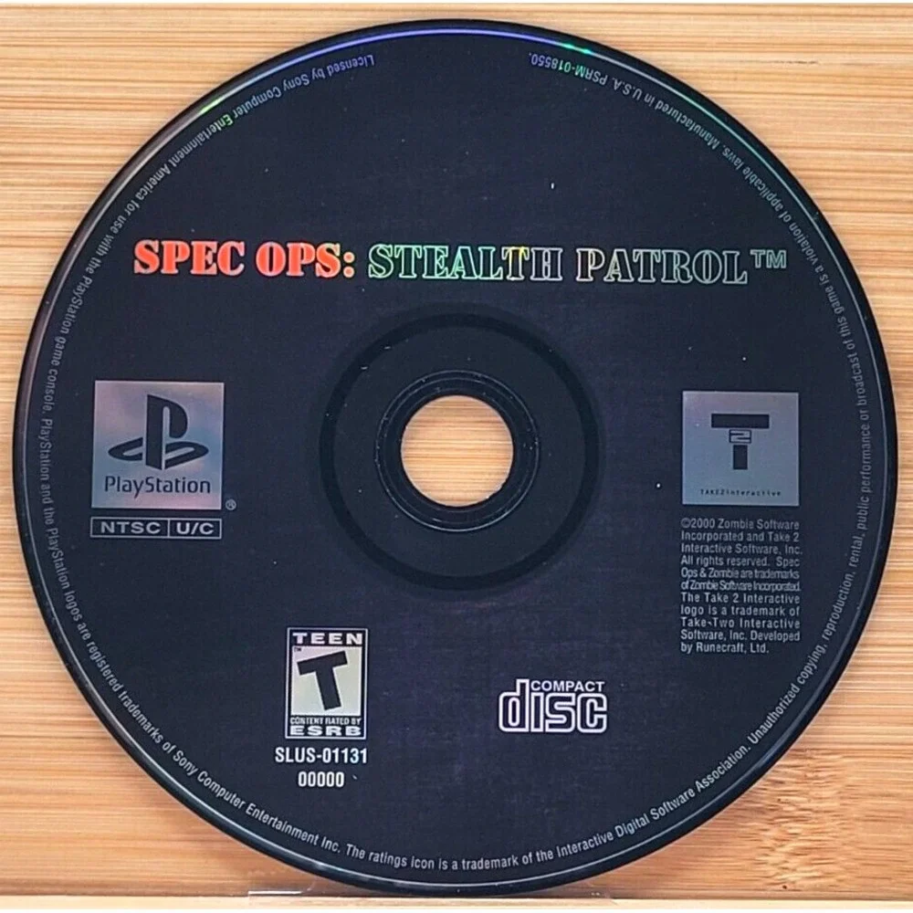 SPEC OPS: STEALTH PATROL PS1 GAME DISC ONLY PLAYSTATION SONY‎
