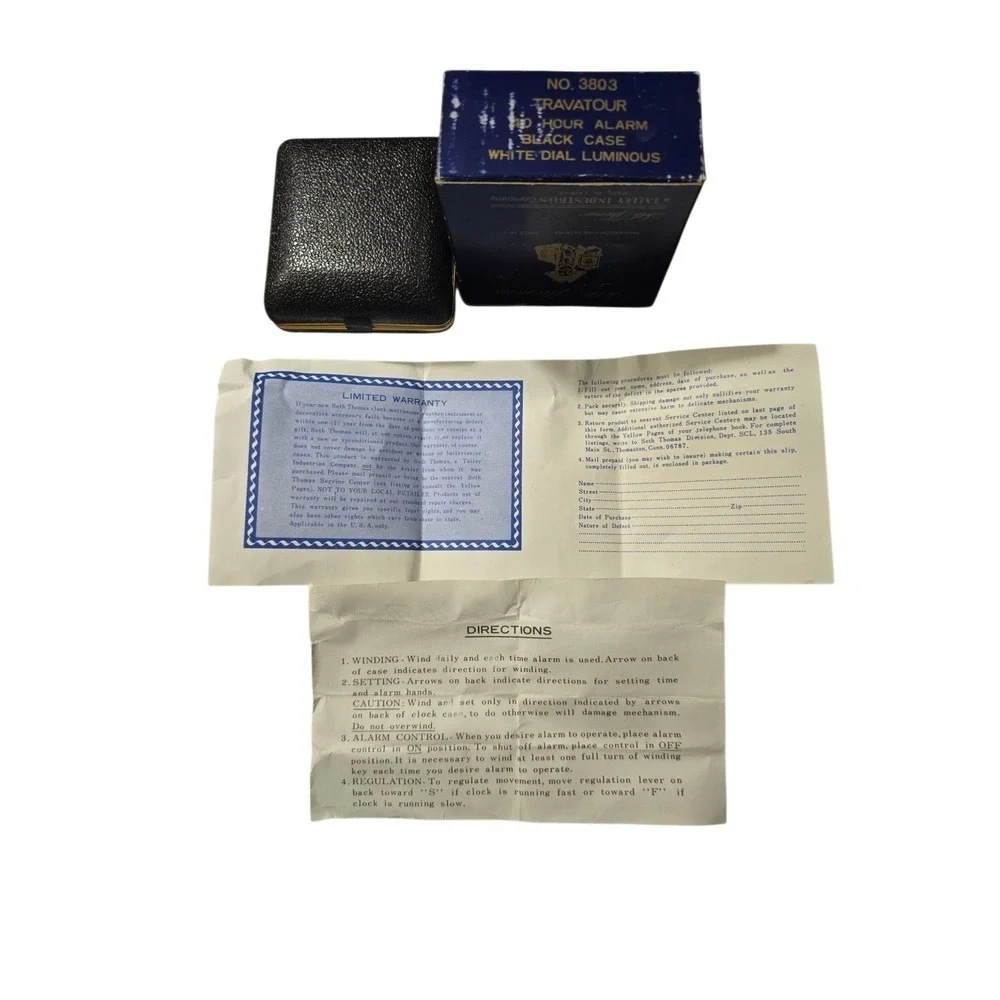 Seth Thomas vtg nib