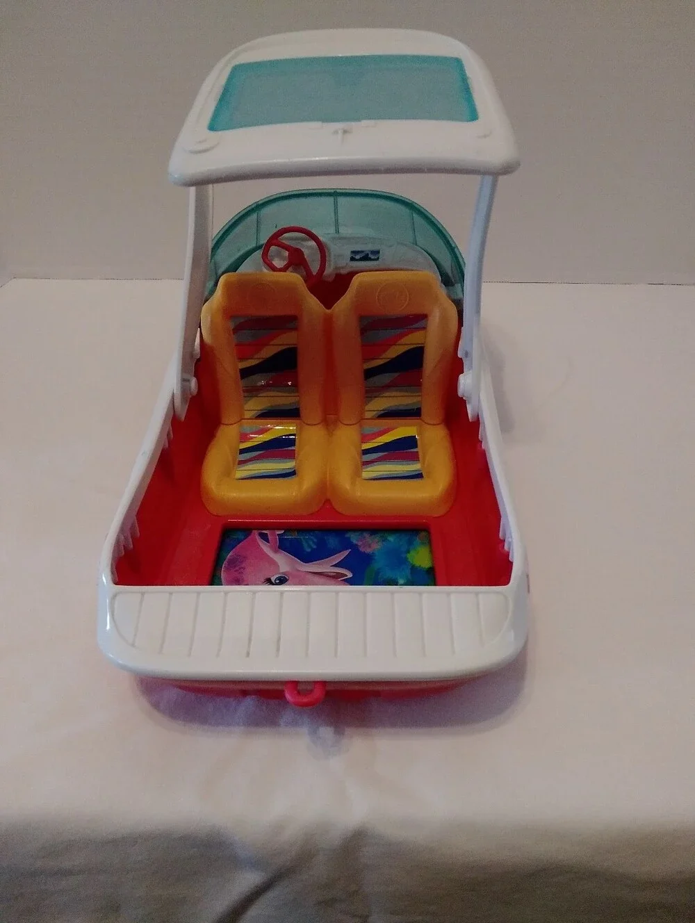 Barbie play windshield bath