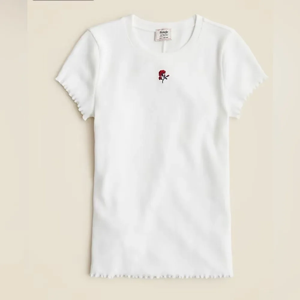 J.Crew Rouje X J.Crew Fleur T-shirt NWT Size XXS