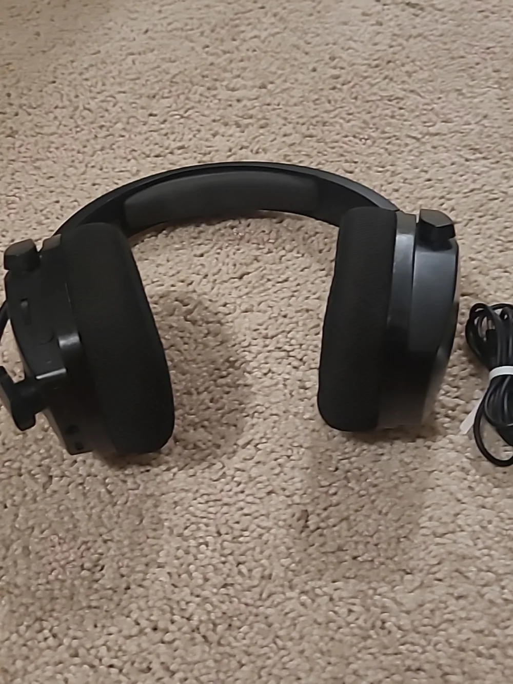 nubwo black headset cushions