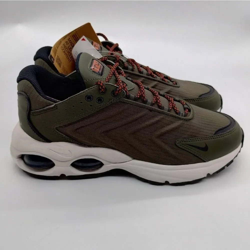 Nike Air Max TW Cargo Khaki‎ Running Shoes Mens Size 8 Olive Green Tan Sneakers