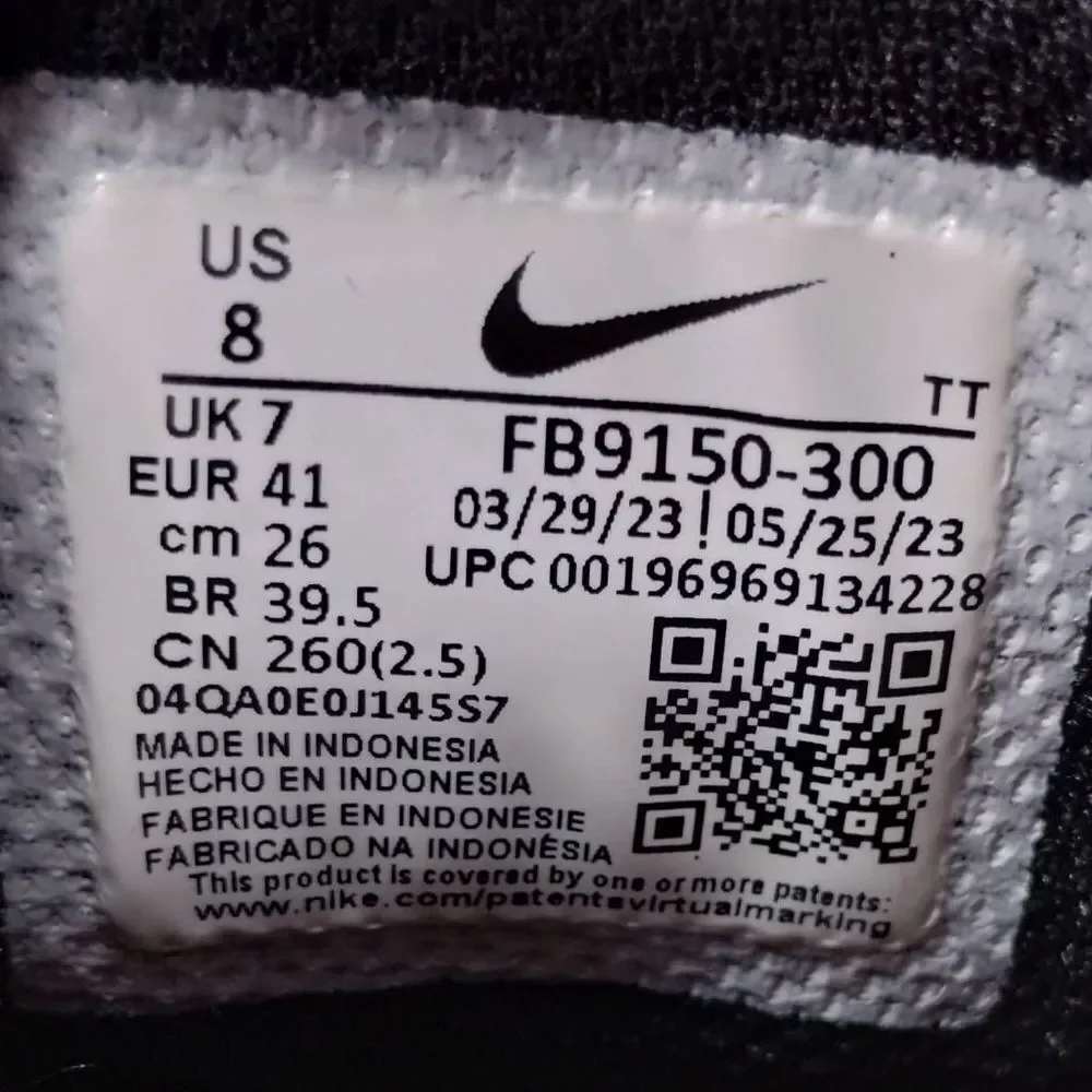 Nike shoes are