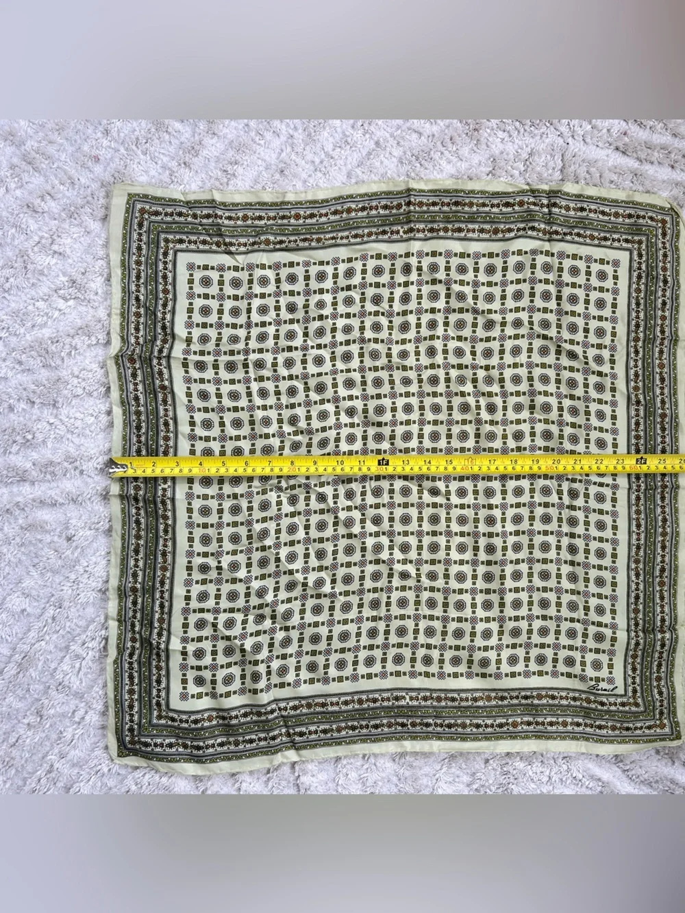 Burmel stitched silk