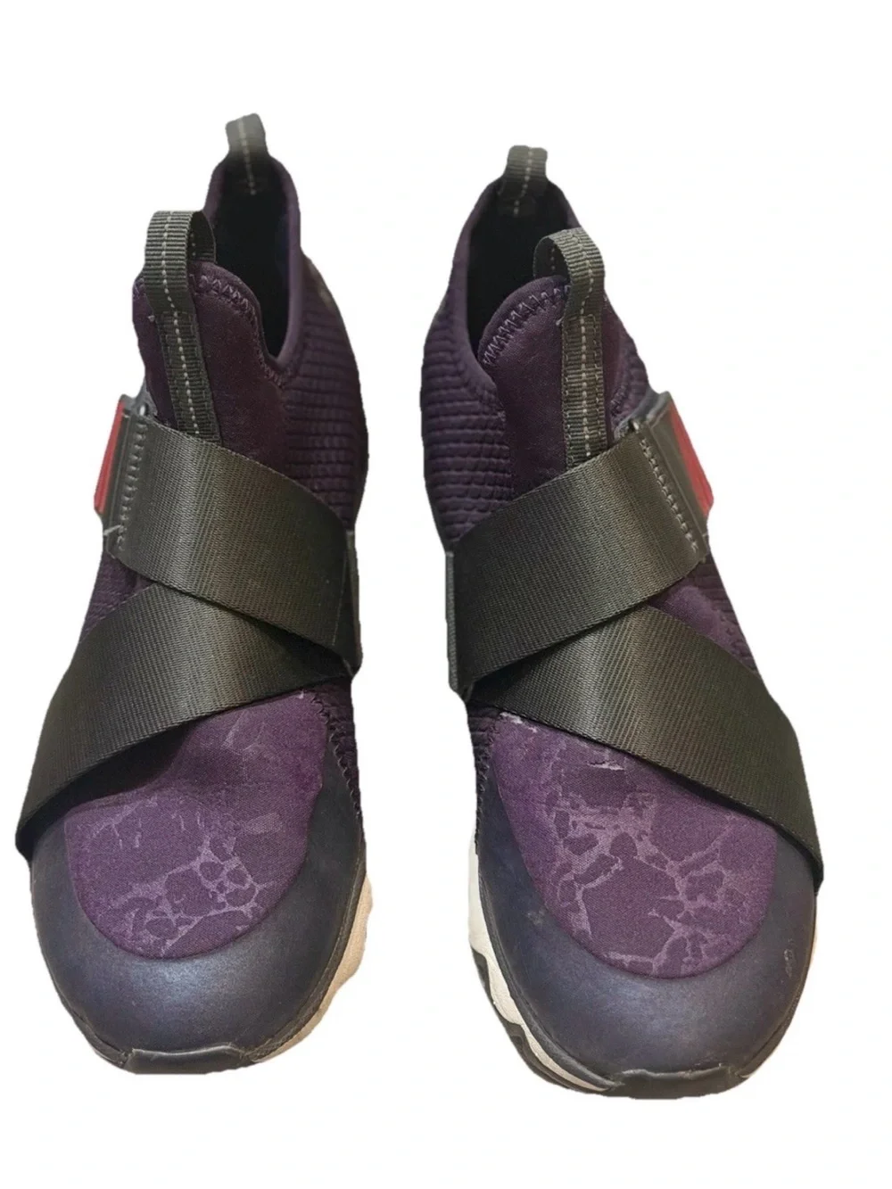 Sorel Women’s Sz 8 Kinetic Sneak Purple Slip-on Hook Loop Shoes NL3374-506