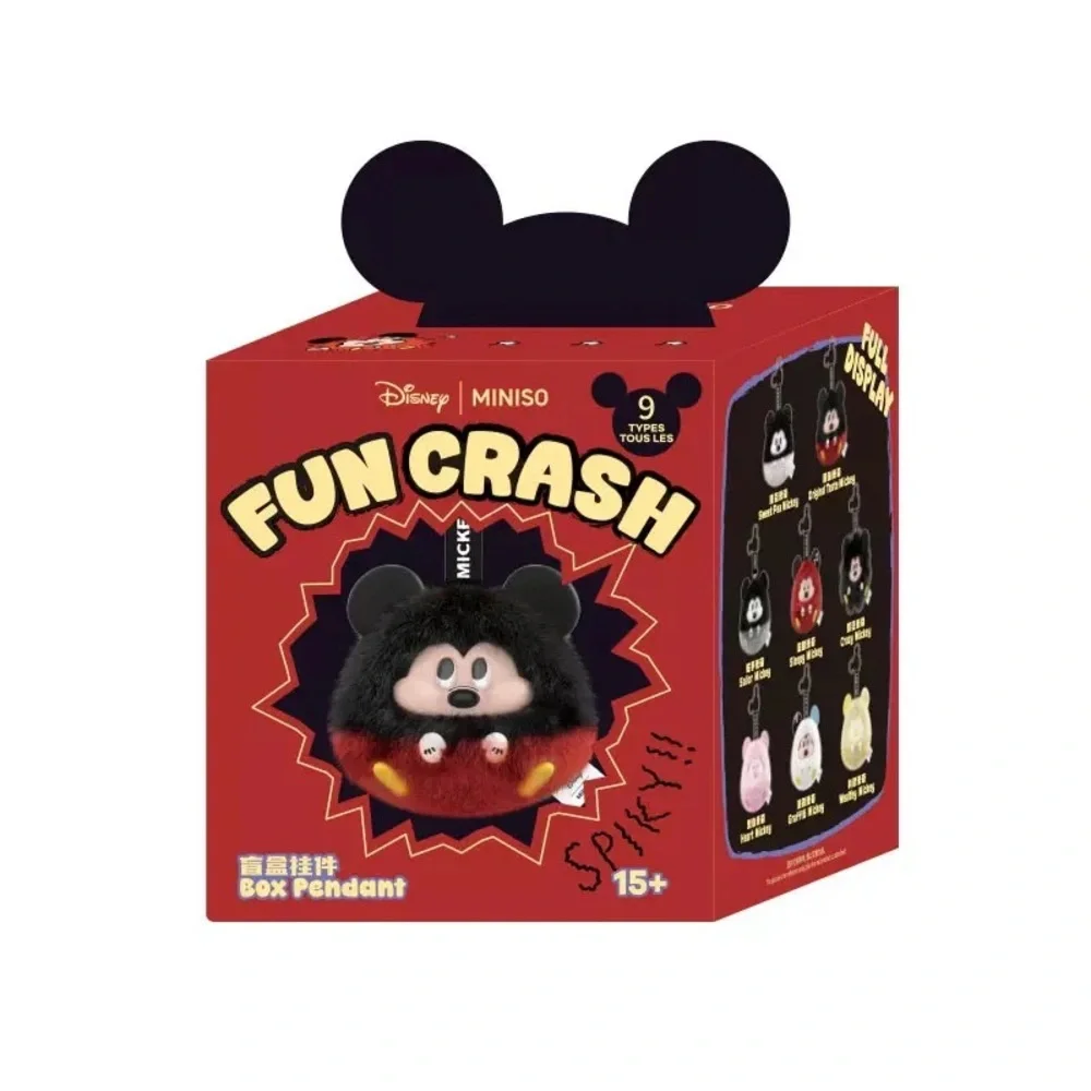 Disney x Pink Mickey Fun Vinyl Plush Pendant - Heart Mickey Sealed Box