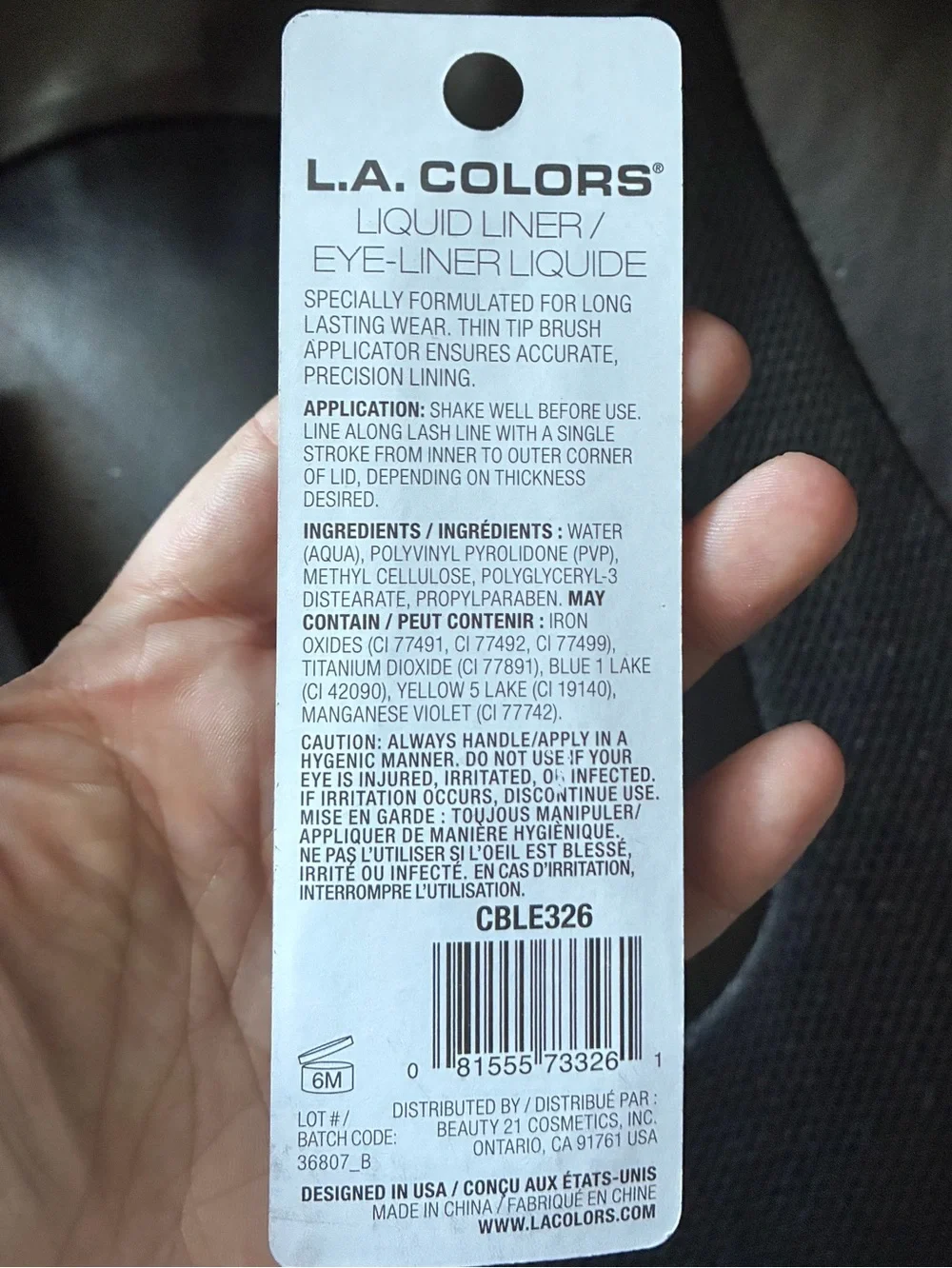 L.A. Colors liner cble326