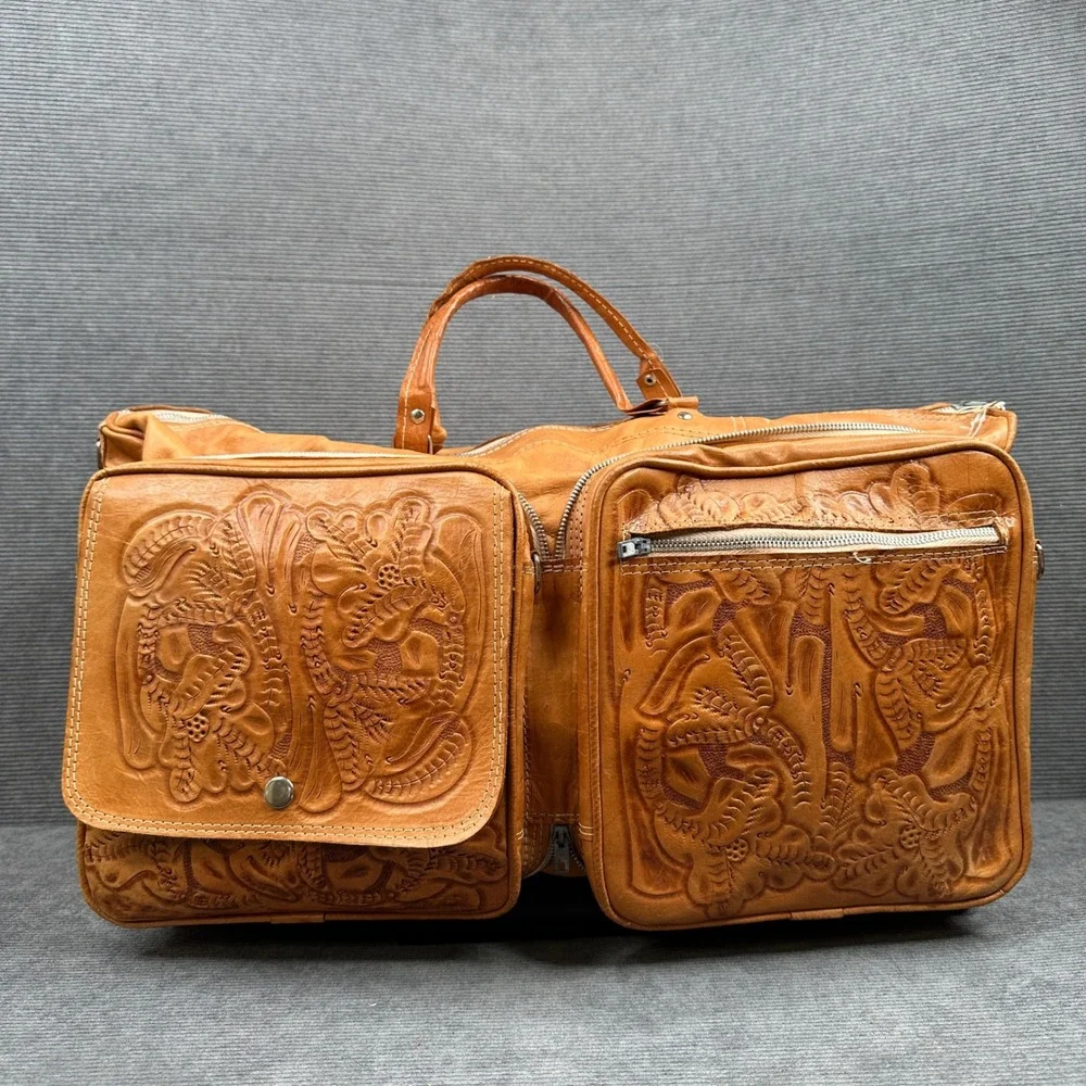 Handmade vintage leather