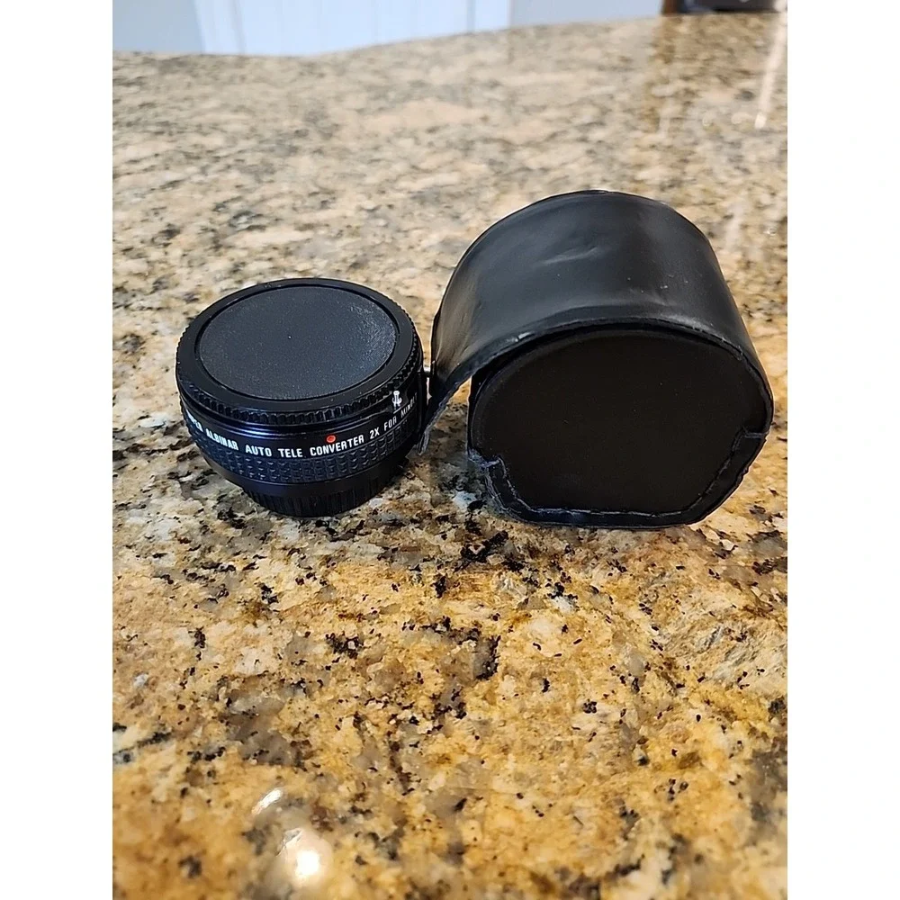 Super Albinar Auto Tele Converter 2X for Minolta MD‎ with Case & Cap