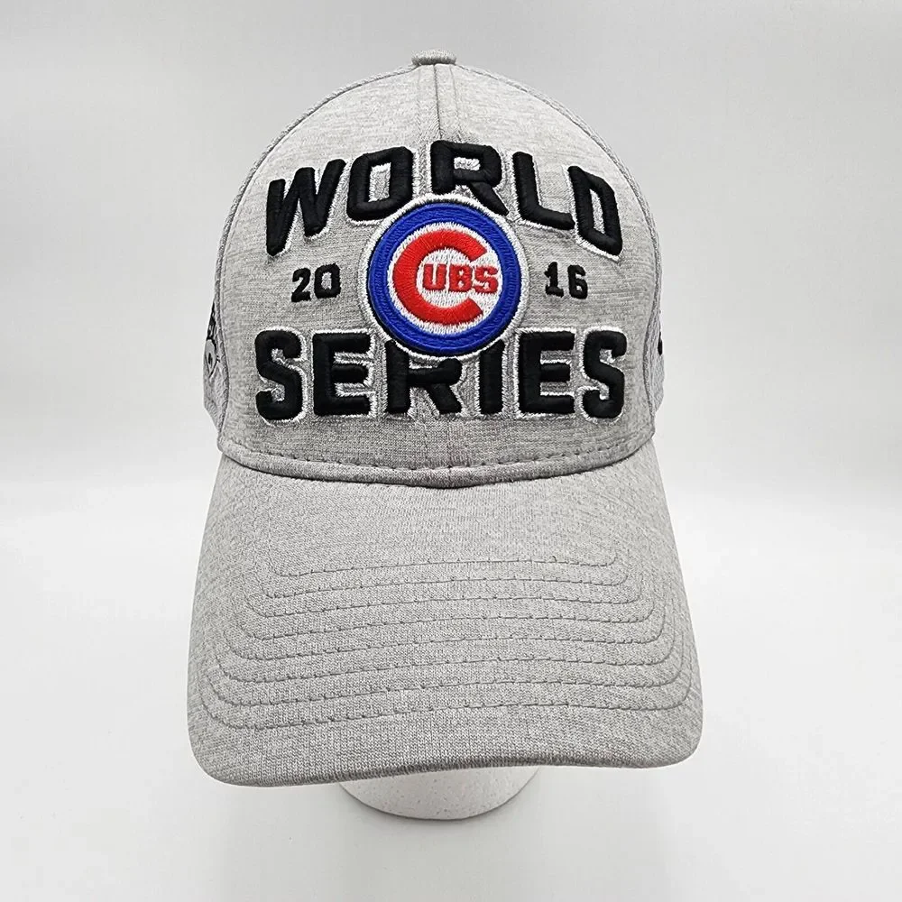 39thirty Chicago Cubs League Champs World Series One‎ Size Fitted Hat New Era