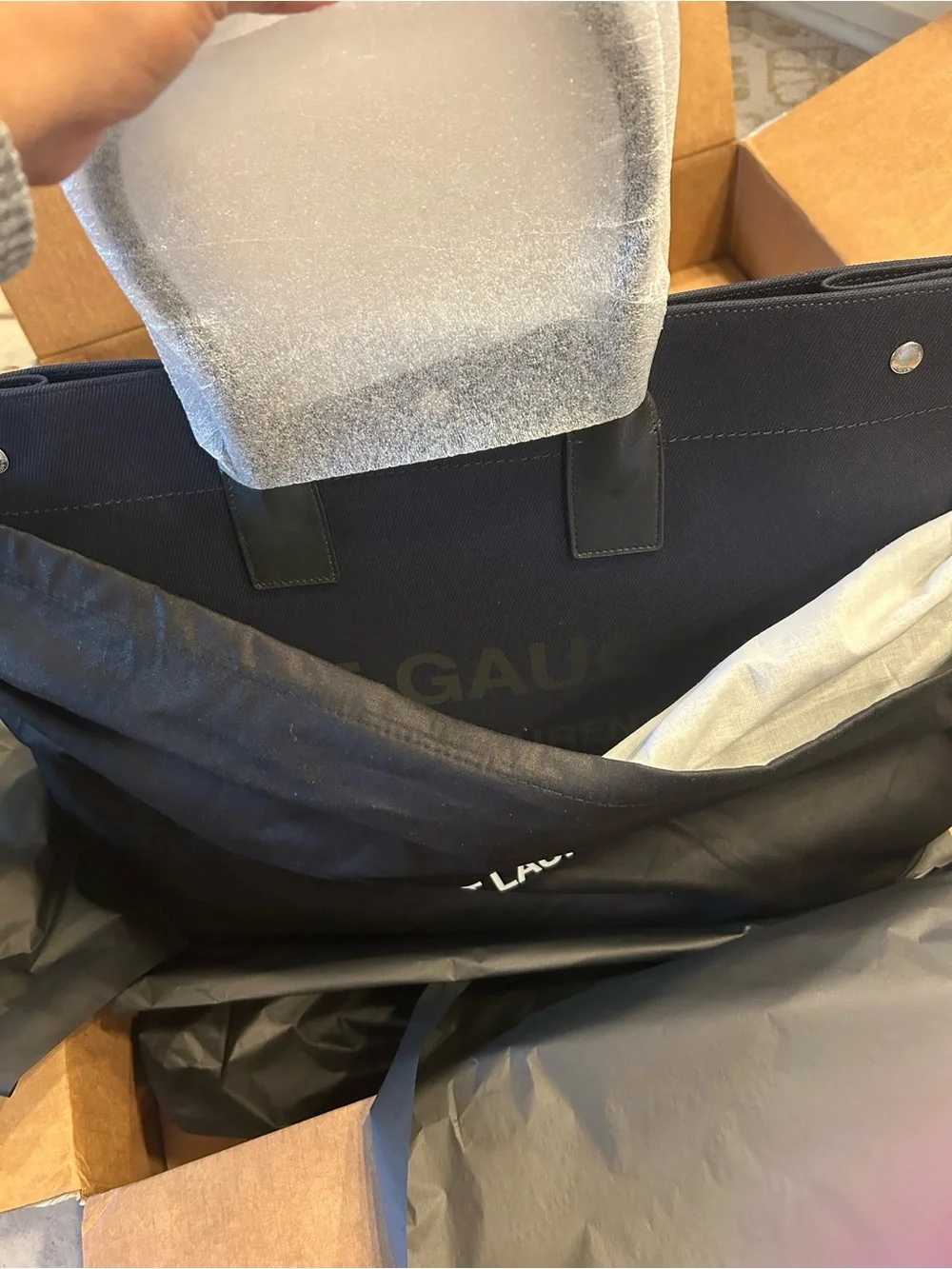 Saint Laurent leather comparison body