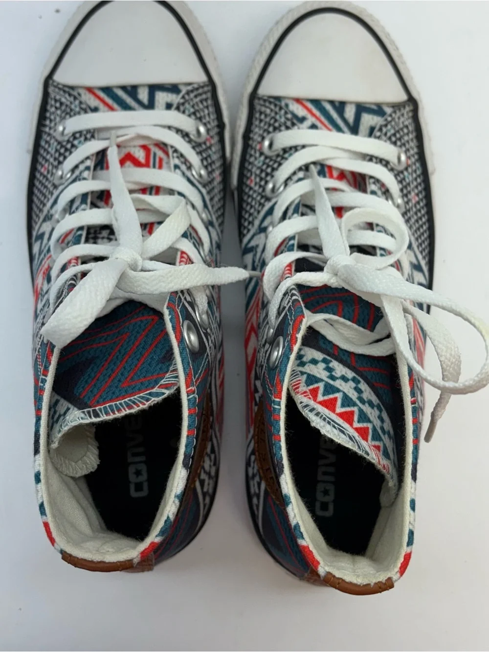 Converse shoes tribal