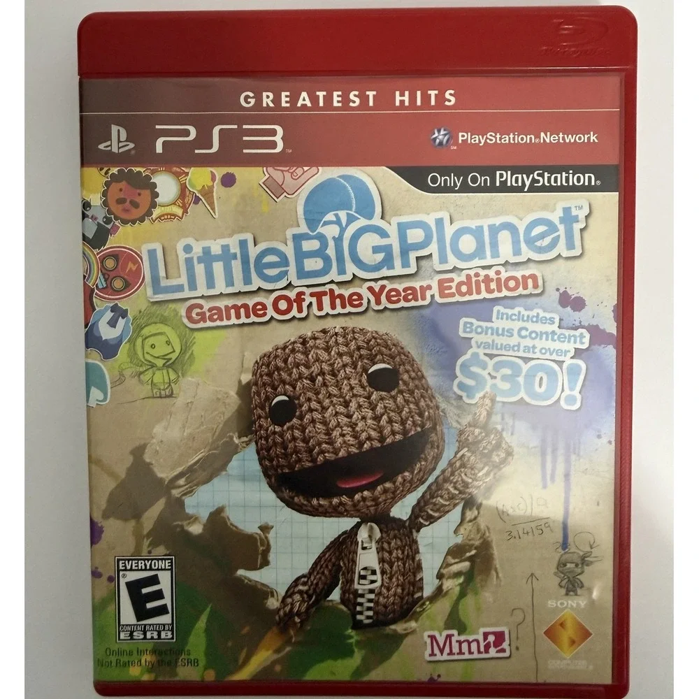 LittleBigPlanet Game of the Year - Sony PS3 - CIB - Greatest Hits Not For Resale