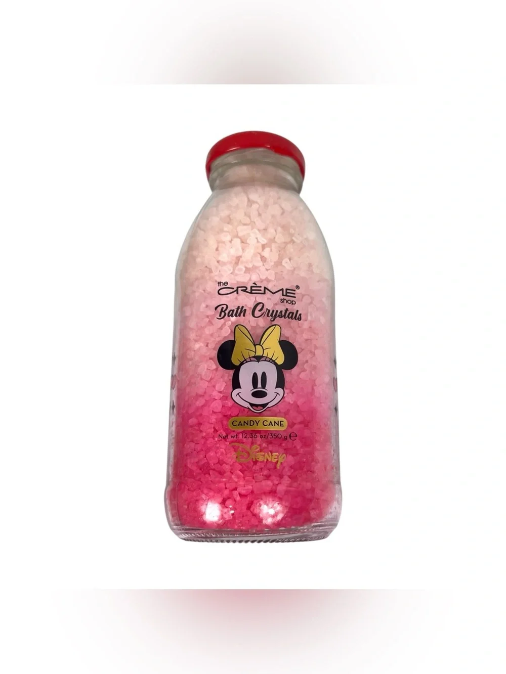 The Crème Shop x Disney Minnie Candy Cane Bath Crystals