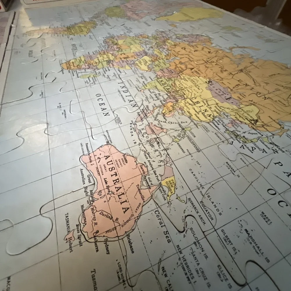 Selchow & Righter map vintage