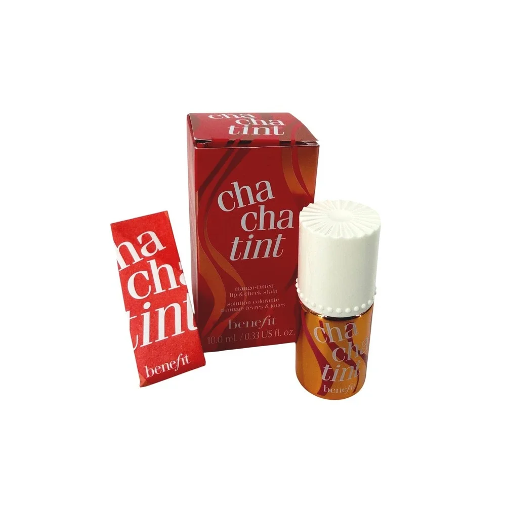NEW Benefit Cosmetics Cha Cha Tint Mango-Tinted Lip & Cheek Stain 10ml 0.33oz
