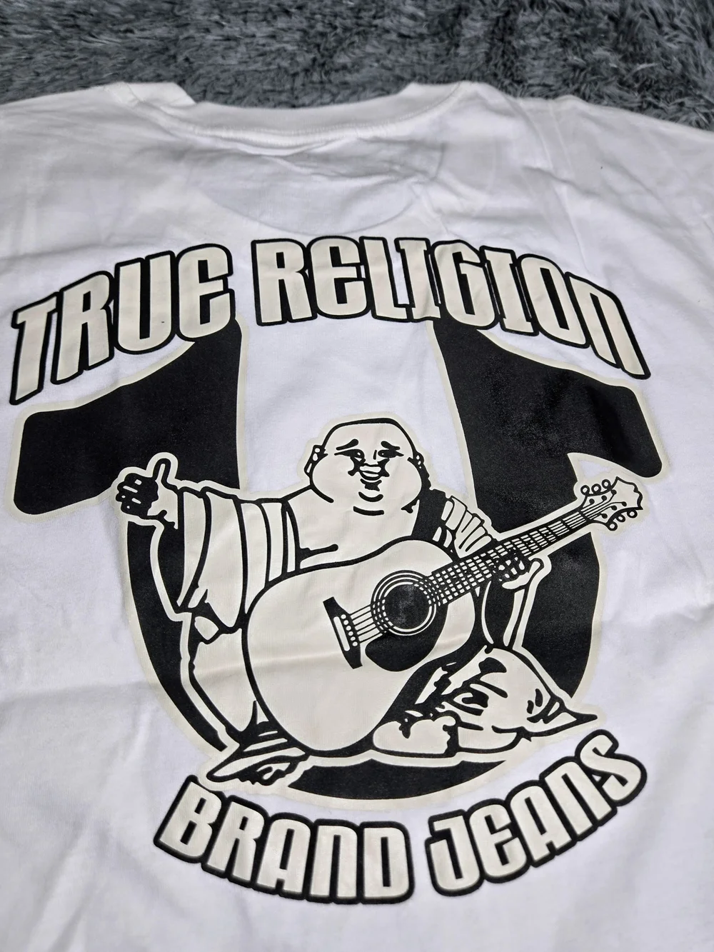 True Religion showcasing look wardrobe