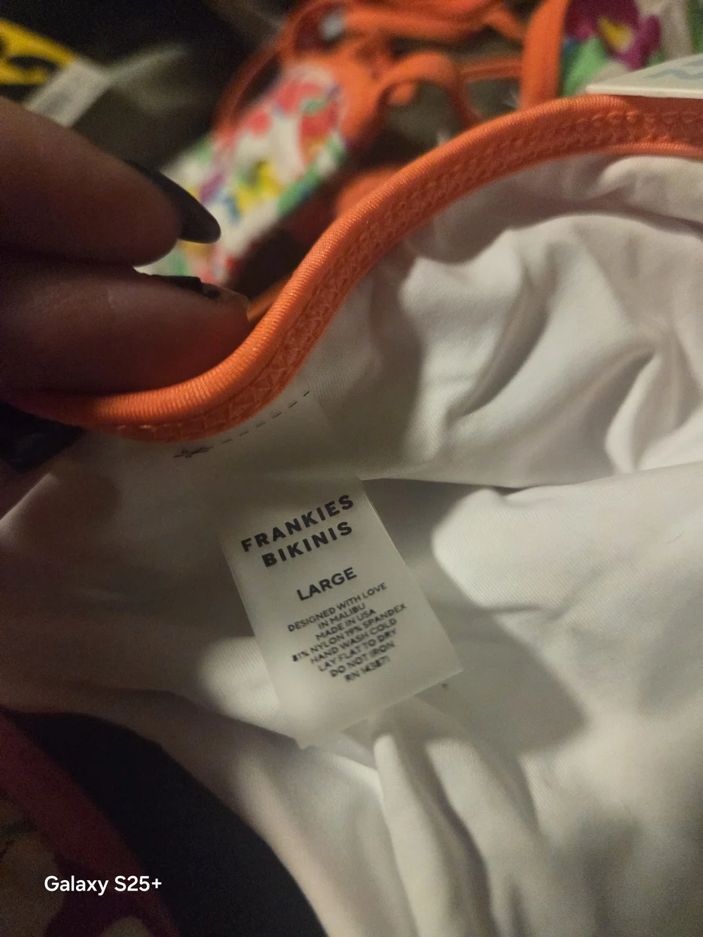 Frankies Bikinis lined trim