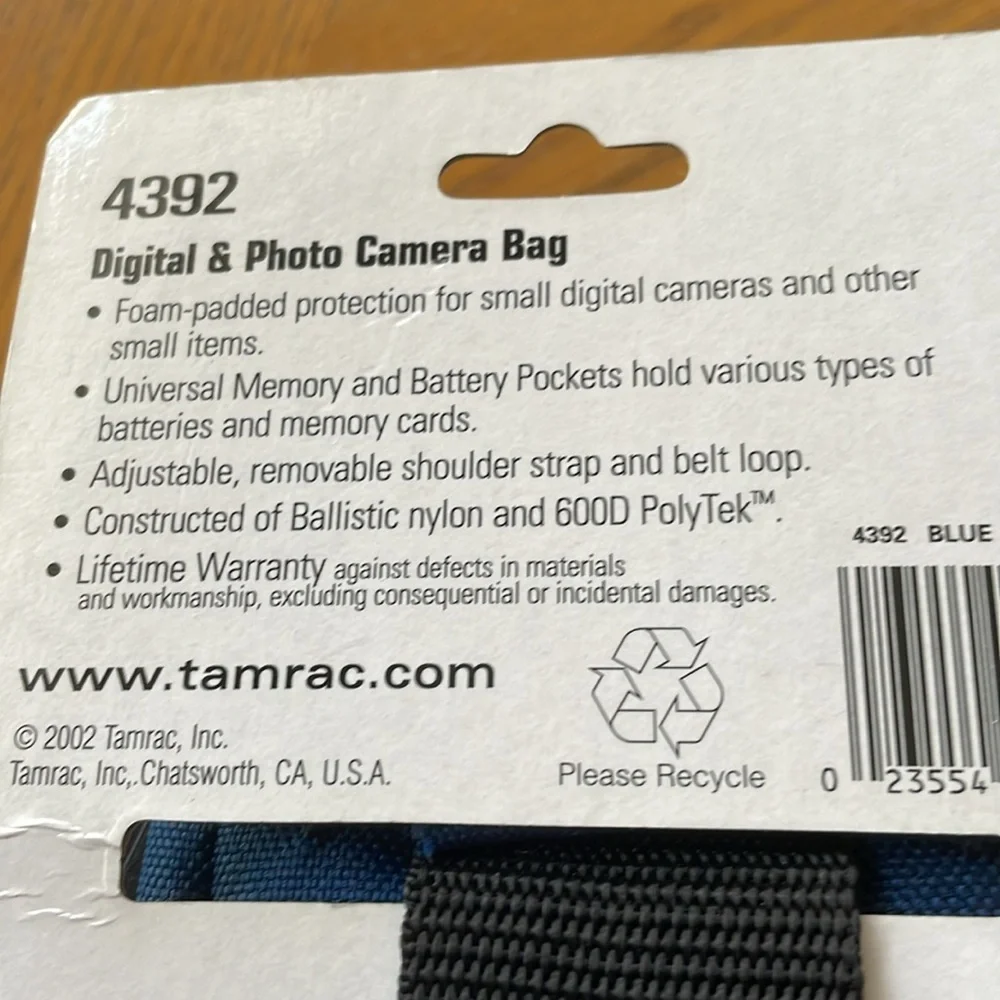 Tamrac new camera photo