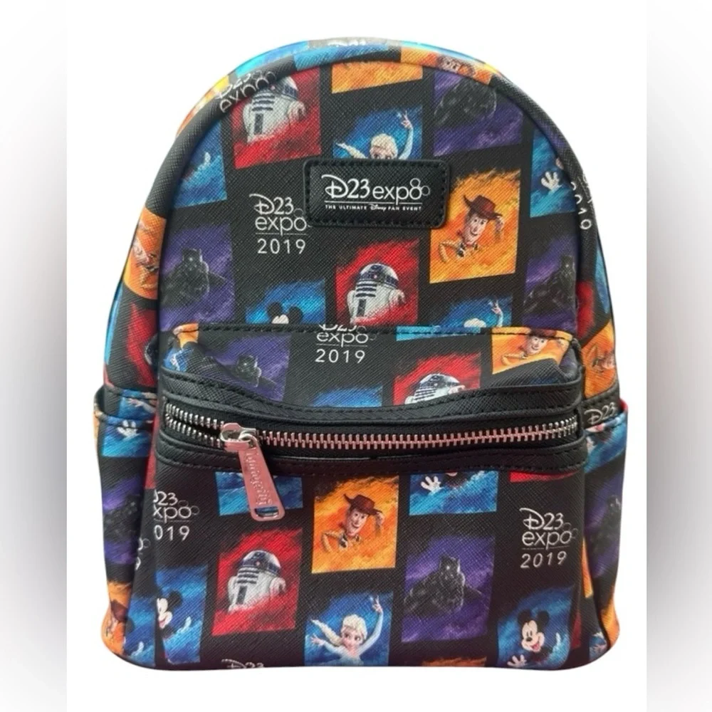 Disney Parks D23 Expo 2019 Exclusive All-Over Print Mini Backpack